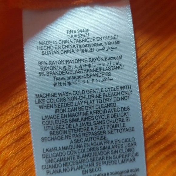 BCBGeneration women's Ribbed knit one choulder top M - Picture 8 of 9